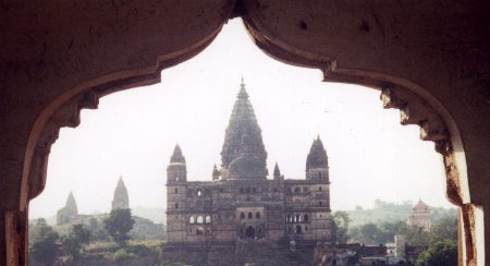 View of temples in Orccha.