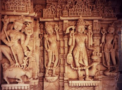 Palitana temple carving