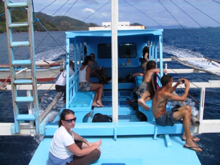 Boat to El Nido