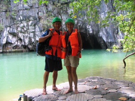 Dressed to visit cave